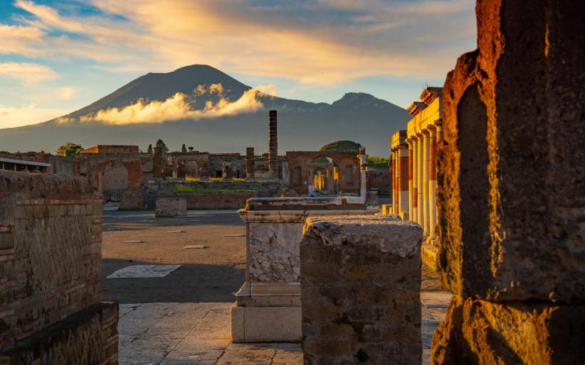 The buried city of Pompeii